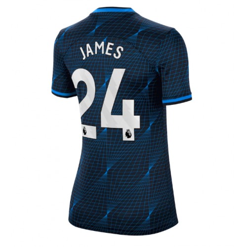 Fotballdrakt Dame Chelsea Reece James #24 Bortedrakt 2023-24 Kortermet